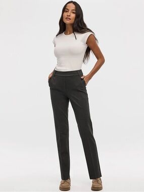 Reitmans The Iconic Straight Leg Dark Grey Size 10 NWOT